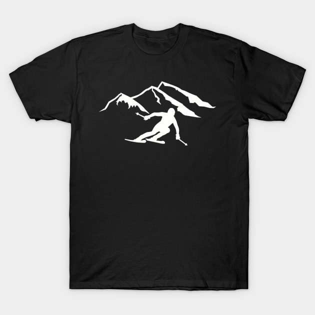 Skiing T-Shirt by Designzz